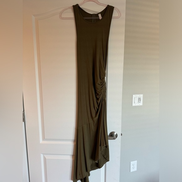 Anthropologie Daily Practice Olive Dress - Picture 3 of 6